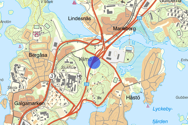 Österleden 30 april 03:07, Trafikolycka, vilt, Karlskrona