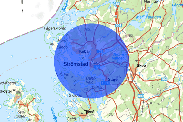 Strömstad 30 april 10:20, Trafikolycka, personskada, Strömstad