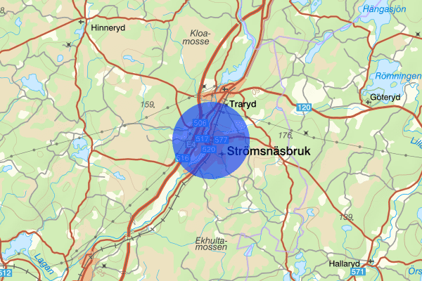 Strömsnäsbruk 30 april 16:45, Försvunnen person, Markaryd