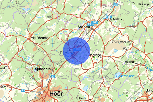 Tjörnarp 03 maj 01:12, Skadegörelse, Höör