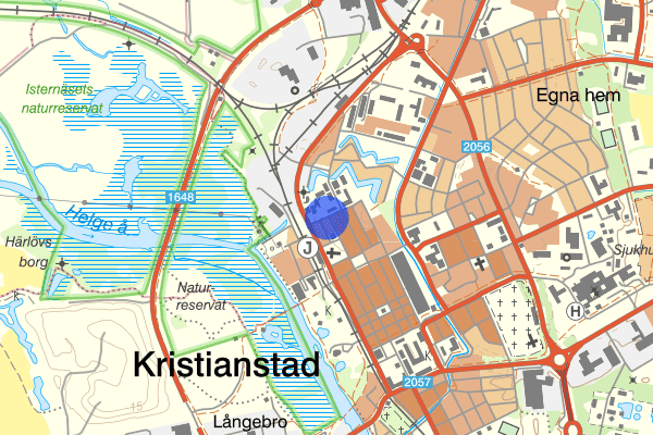 Norra Kaserngatan 03 maj 08:18, Skadegörelse, Kristianstad