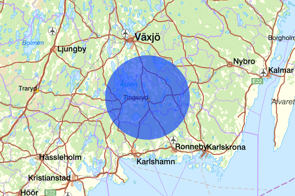  04 maj 05:44, Brand, Tingsryd