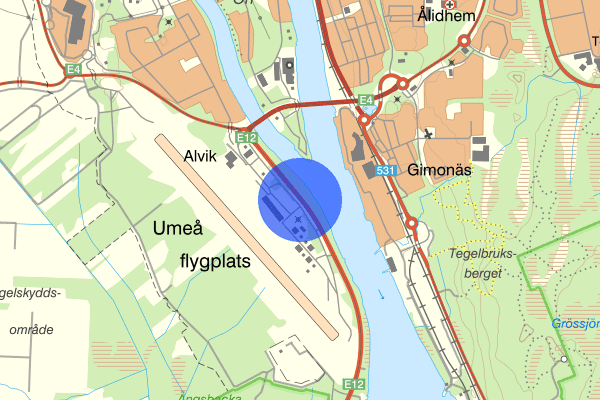 Norra Obbolavägen 04 maj 07:38, Trafikkontroll, Umeå