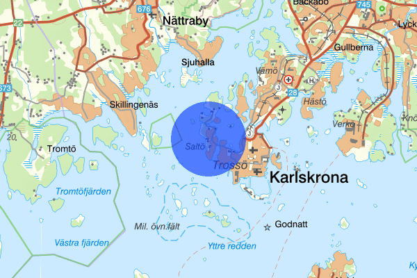 Saltö 07 maj 01:34, Brand, Karlskrona