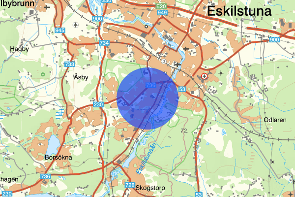 Fröslunda 07 maj 12:53, Sjukdom/olycksfall, Eskilstuna