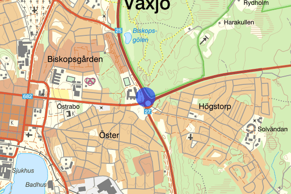 Österleden 08 maj 08:04, Trafikolycka, Växjö