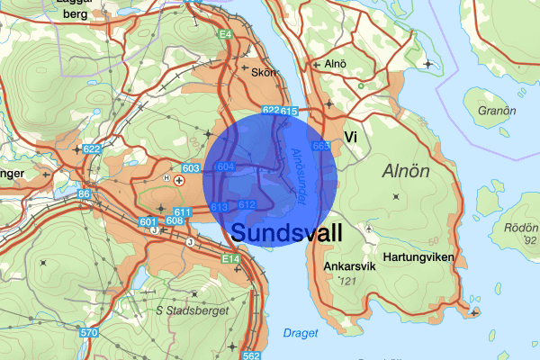 Korsta 08 maj 09:47, Brand, Sundsvall