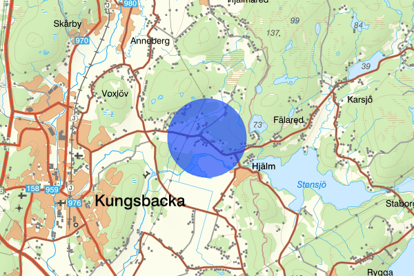 Hjälmeskulla 08 maj 19:03, Trafikolycka, Kungsbacka