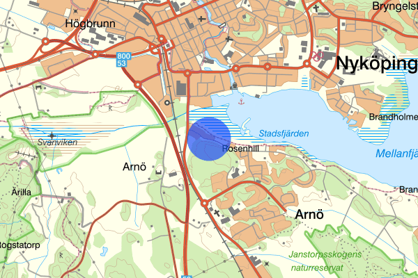 Strandparksvägen 09 maj 16:14, Trafikolycka, Nyköping