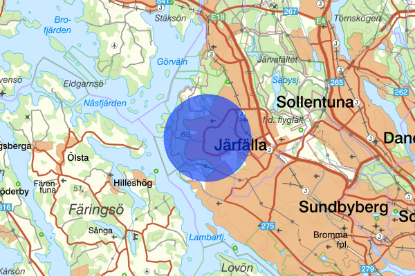 Viksjö 09 maj 16:41, Brand, Järfälla