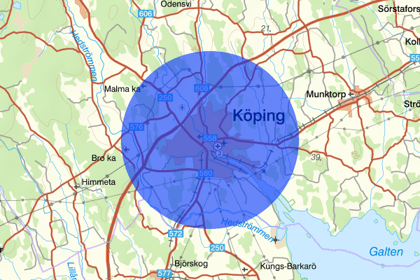 Köping 09 maj 21:46, Trafikolycka, vilt, Köping