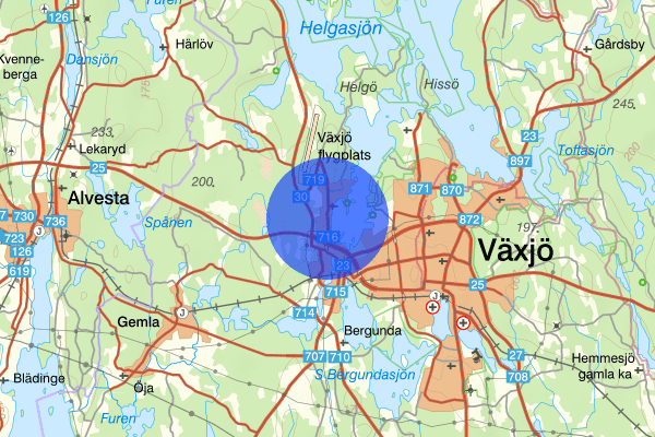 Öjaby 10 maj 09:07, Trafikolycka, Växjö