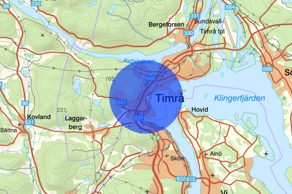 Vivsta 10 maj 10:13, Trafikhinder, Timrå