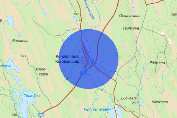 Korpilombolo 10 maj 12:49, Trafikolycka, Pajala