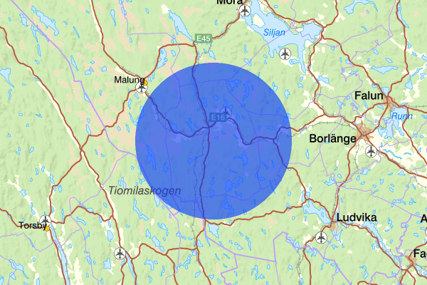  11 maj 07:40, Sammanfattning natt, Dalarnas län