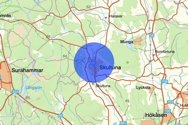 Skultuna 11 maj 12:21, Trafikolycka, personskada, Västerås