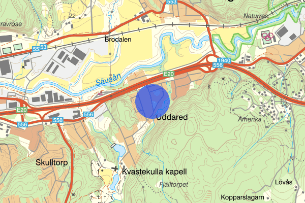 Uddaredsvägen 12 maj 06:53, Trafikolycka, Partille