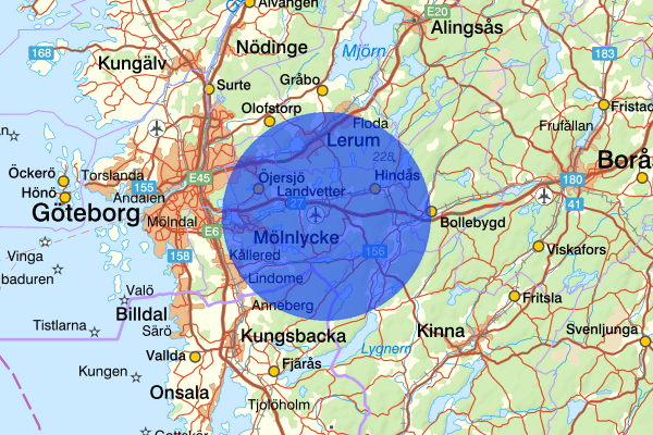  12 maj 09:19, Räddningsinsats, Härryda