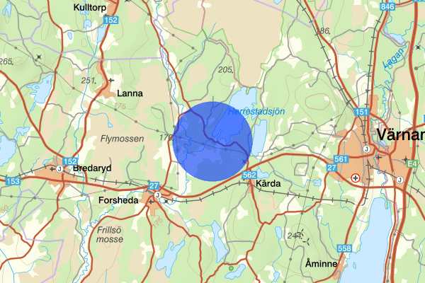 Herrestad 12 maj 16:02, Trafikolycka, Värnamo