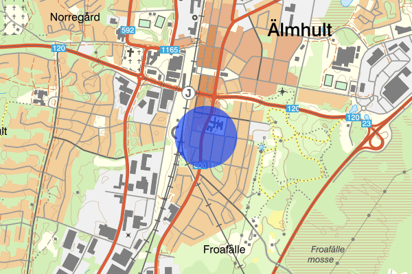 Södra Esplanaden 13 maj 01:37, Rattfylleri, Älmhult