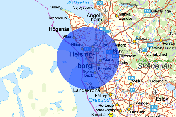 Helsingborg 14 maj 00:29, Misshandel, Helsingborg