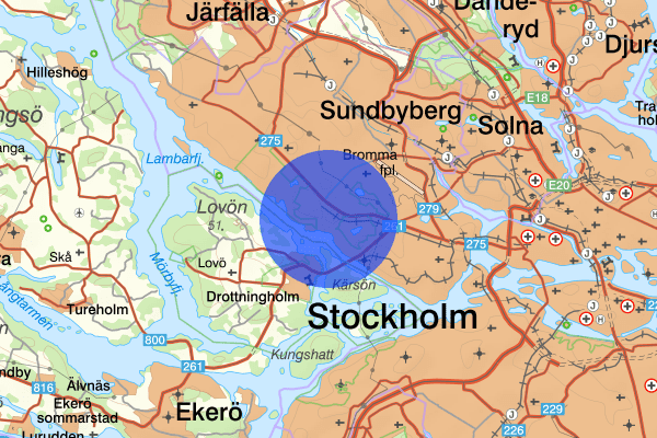 Södra Ängby 14 maj 22:55, Mord/dråp, försök, Stockholm