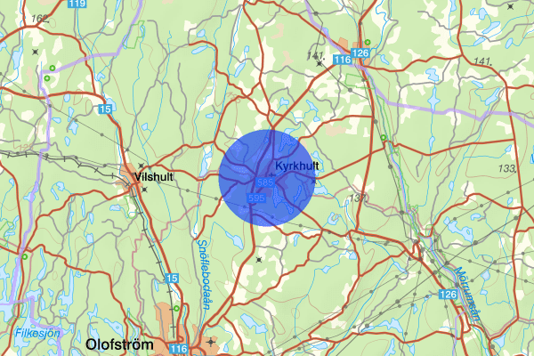 Kyrkhult 14 maj 12:09, Brand, Olofström