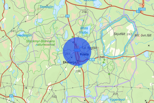 Kosta 14 maj 16:25, Brand, Lessebo