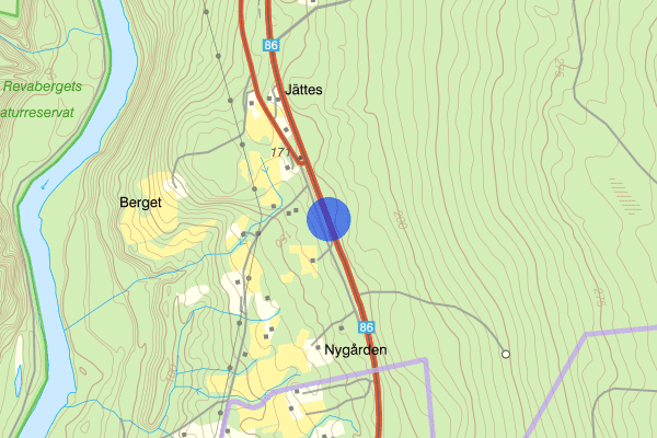 Länsgränsen Jämtland-Västernorrland 15 maj 07:58, Sammanfattning natt, Jämtlands län