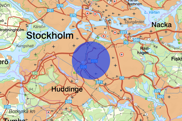 Örby slott 15 maj 08:35, Brand, Stockholm