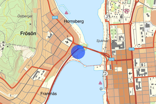 Vallaleden 15 maj 08:42, Trafikkontroll, Östersund