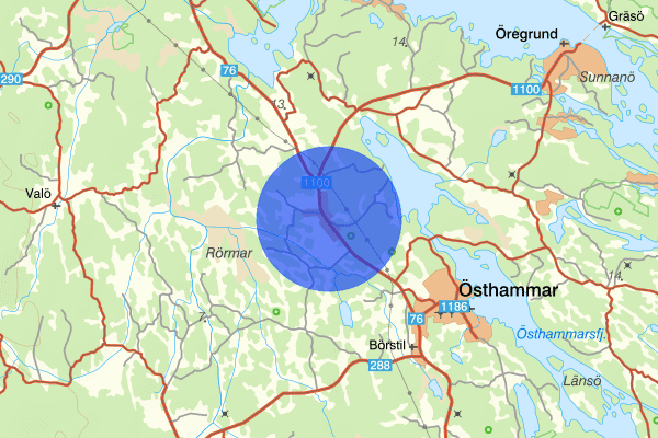 Norrskedika 15 maj 07:19, Trafikolycka, personskada, Östhammar