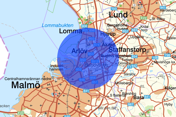 Arlöv 15 maj 20:41, Rattfylleri, Burlöv