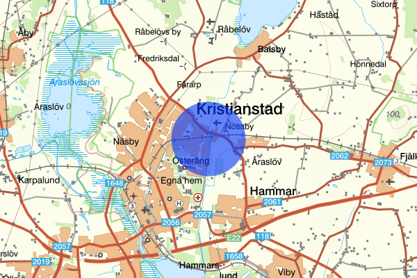 Nosaby 16 maj 10:47, Ofredande/förargelse, Kristianstad