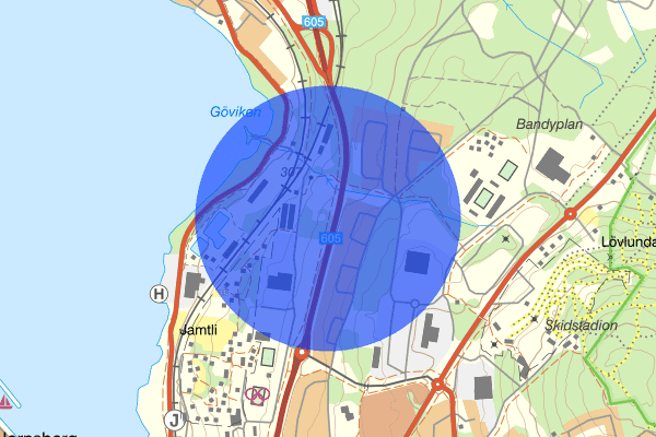 Trondheimsvägen 16 maj 16:28, Trafikolycka, Östersund