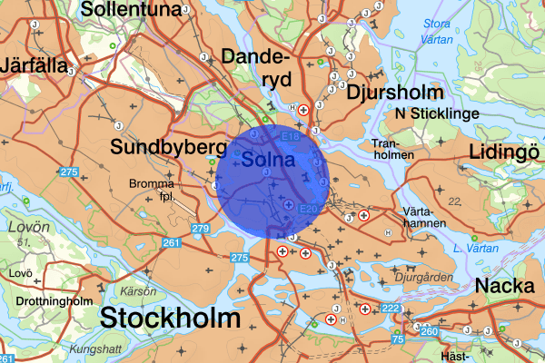 Hagalund 16 maj 16:03, Trafikbrott, Solna