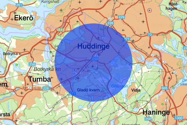 Huddinge 16 maj 18:29, Anträffat gods, Huddinge