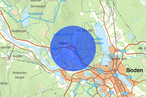 Vittjärv 18 maj 08:27, Försvunnen person, Boden