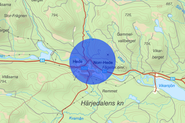 Norr-Hede 18 maj 09:23, Trafikkontroll, Härjedalen