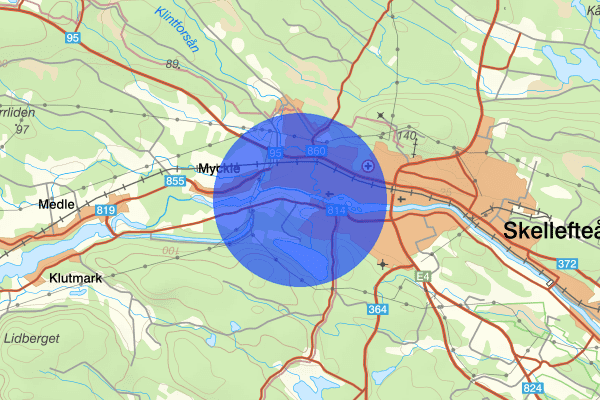 Lund 18 maj 18:14, Trafikolycka, vilt, Skellefteå