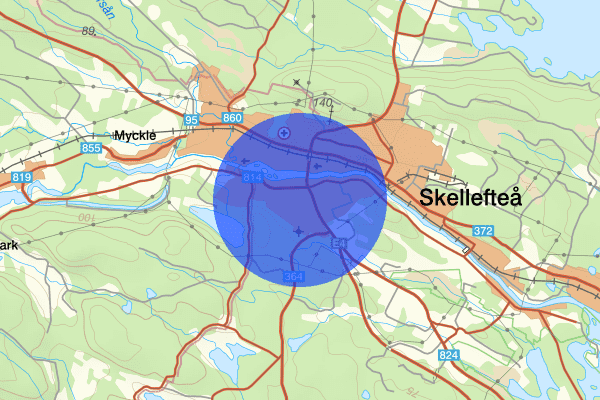 Sörböle 18 maj 20:46, Brand, Skellefteå