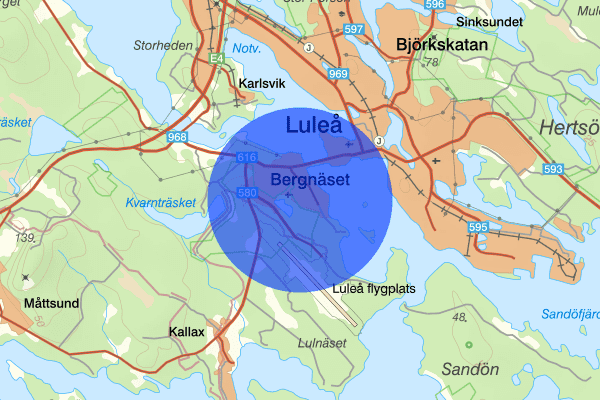 Bergnäset 18 maj 21:18, Brand, Luleå