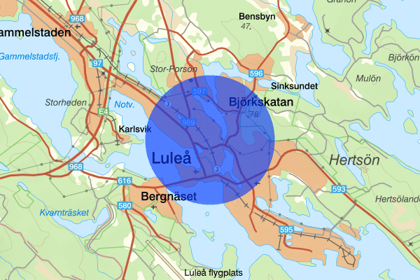 Bergviken 18 maj 18:38, Olaga hot, Luleå