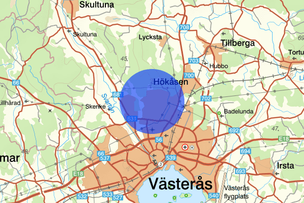 Önsta 19 maj 05:36, Brand, Västerås