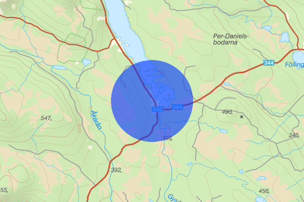 Lillholmsjö 19 maj 09:51, Trafikolycka, vilt, Krokom