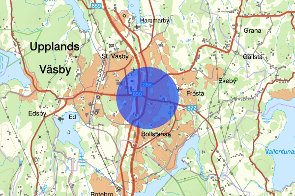 Odenslunda 19 maj 15:03, Trafikolycka, Upplands väsby