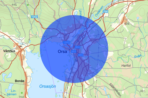 Orsa 21 maj 12:01, Trafikolycka, Orsa