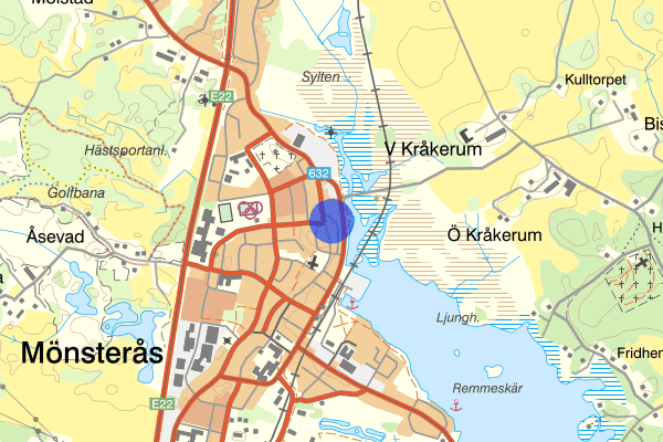 Sjötorgsvägen 21 maj 22:50, Brand, Mönsterås