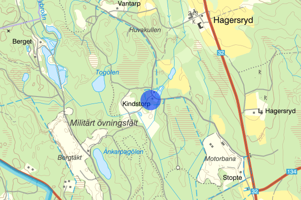 Kindstorp 22 maj 08:00, Sammanfattning natt, Jönköpings län