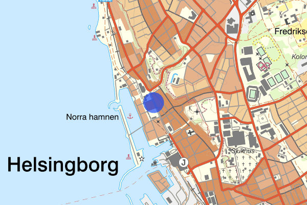 Drottninggatan 23 maj 01:03, Skadegörelse, Helsingborg